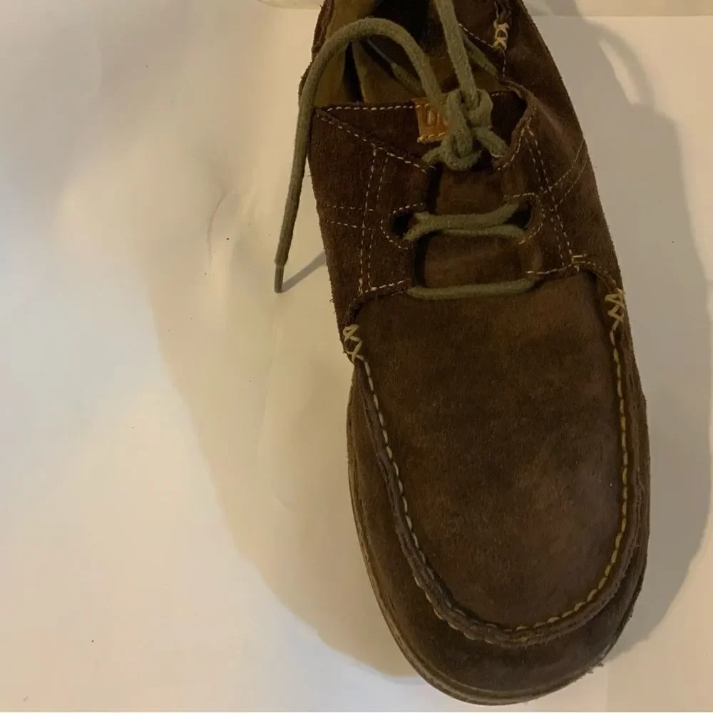 OluKai Suede Men's Ohana Lace-Up Moccassins size 10.5